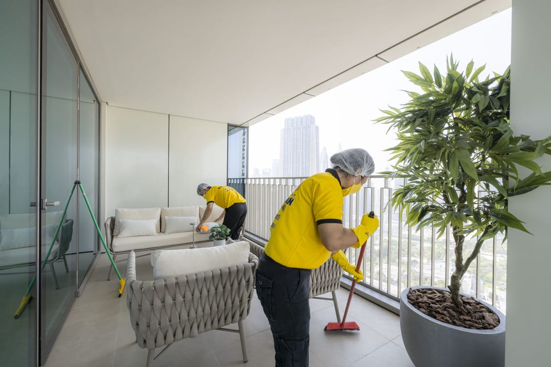 Balcony Cleaning