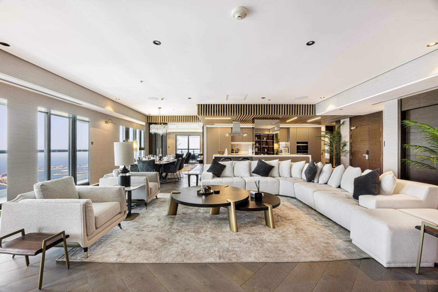 Guest-ready short-term rental interior in Dubai